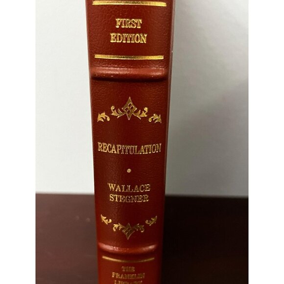 Franklin Library First 1st Edition HC Book Recapitulation Book by Wallace Stegne - Picture 3 of 8